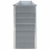 vidaXL Повдигната леха, 320x40x77 см, поцинкована стомана, сива