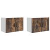 vidaXL Стенен шкаф PORTO 2 pcs Димян дъб 60 x 31 x 40 см