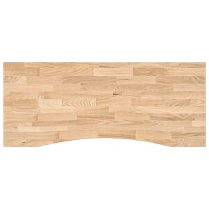 vidaXL Плот на бюро 120x50x2,5 cm необработен масивен дъб правоъгълна