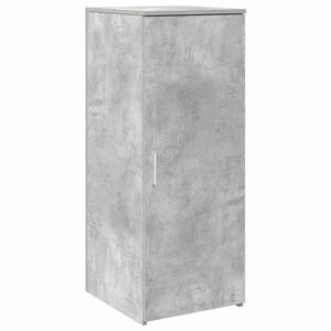 vidaXL Шкаф за съхранение бетонно сив 40x45x103,5 cm инженерно дърво