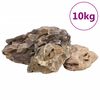 vidaXL Драконови камъни 10 кг сиви 10-40 см
