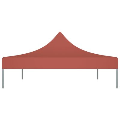 vidaXL Покривало за парти шатра, 4,5x3 м, теракота, 270 г/м²