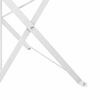 vidaXL Сгъваем градински стол 2 pcs Бяло 42 x 46 x 82см Метал