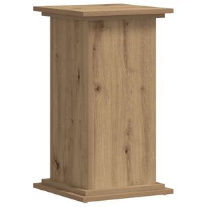 vidaXL Поставка за растения, дъб артизан, 33x33x60 см, инженерно дърво