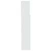 vidaXL Табла за легло тип шкаф, бяла, 200x19x103,5 см