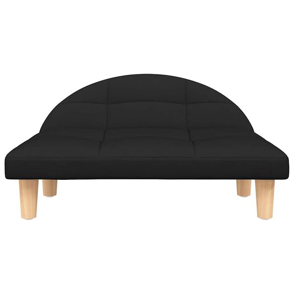 vidaXL Кучешко легло черно 70x52x30 см кадифе