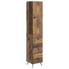 vidaXL Комплект шкафове 2 бр. 34,5 x 34,5 x 90 см Инженерна дървесина