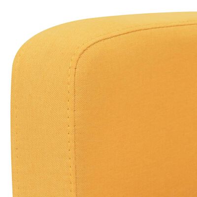 vidaXL 3-местен диван, 180х65х76 см, жълт