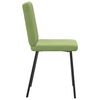 vidaXL Трапезни столове, 2 бр, светлозелени, кадифе