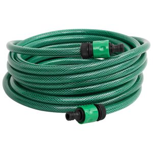 vidaXL Маркуч за басейн, зелен, 10 м, PVC