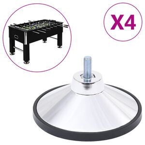 vidaXL Крака за футболна маса 4 бр хром M10