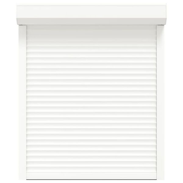 vidaXL Външна ролетна щора, алуминий, 100x120 см, бяла