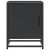 vidaXL Нощни шкафчета 2 бр. черни 40x31x50 cm Изработено дърво и метал
