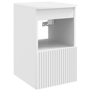 vidaXL Шкаф за баня Бяло 30 x 35 x 50 см Инженерна дървесина