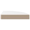 vidaXL Плаващи ъглови рафтове, 4 бр., бяло, гланц, 25x25x3,8 см, MDF