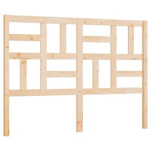 vidaXL Горна табла за легло, 141x4x104 см, бор масив