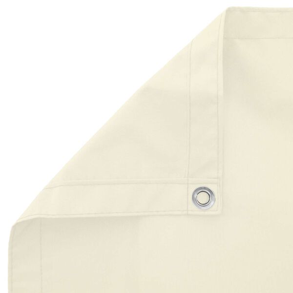 vidaXL Балконен екран Крем 100 x 200 cm Оксфордска тъкан