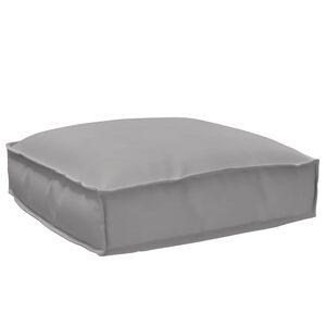 vidaXL Възглавница Оксфордска тъкан Сиво 50 x 50 x 12 cm