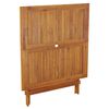 vidaXL Сгъваема градинска маса 90x90x75 см масивна акация