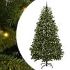 vidaXL С изкуствено коледно дърво 240 cm 300 LED светодиода Топло бяло