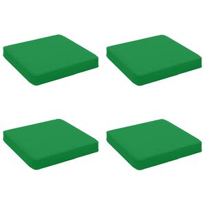 vidaXL Кушони за сядане, 4 броя VUGHT 4 pcs 100% полиестер Зелено