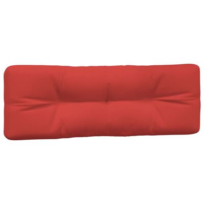 vidaXL Палетни възглавници, 2 бр, червени, текстил