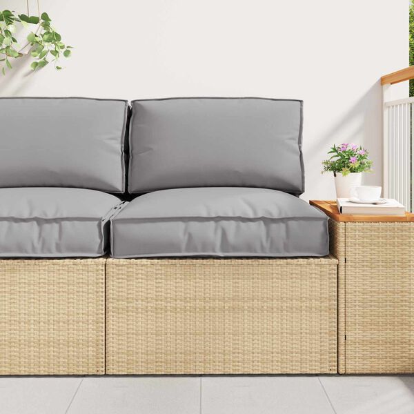 vidaXL Комплект възглавници за палет 2 pcs Сив Оксфордска тъкан