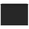 vidaXL Кутия за съхранение, черна, 60x42x46 см, инженерна дървесина