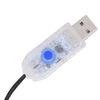 vidaXL Коледни лампички за елха тип мрежа, 250 LED, сини, 250 см