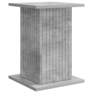 vidaXL Стойка за растения Бетонно сиво 30,5 x 30 x 43 см