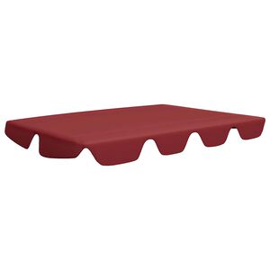 vidaXL Резервен сенник градинска люлка виненочервен 150/130x105/70 см