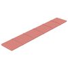 vidaXL Стенно табло за легло 12 pcs Розово 90 x 15 cm Кадифе