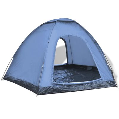 vidaXL 6-местна палатка, синя