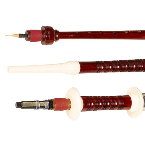 Шотландска високопланинска гайда с червен кралски тартан