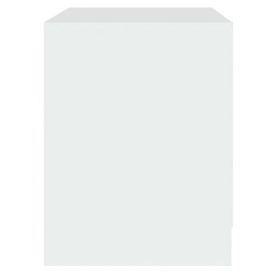 vidaXL Нощно шкафче, бяло, 45x34,5x44,5 см, ПДЧ
