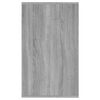 vidaXL Сайдборд, сив сонома, 135x41x75 см, инженерно дърво