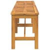 vidaXL Градинска пейка, 150 cм, масив акациево дърво