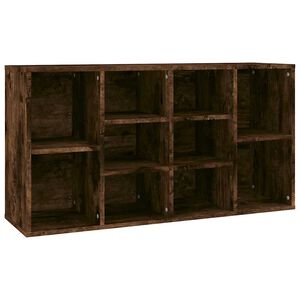 vidaXL Пейка за обувки, опушен дъб, 103x30x55 см, инженерно дърво