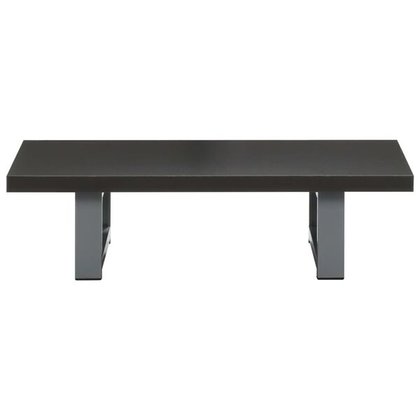 vidaXL Обзавеждане за баня, сиво, 60x40x16,3 см