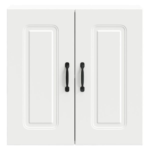 vidaXL Кухненски стенен шкаф, Kalmar, бял, инженерно дърво