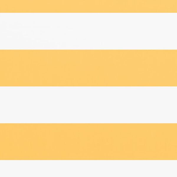 vidaXL Балконски параван, бяло и жълто, 120x400 см, оксфорд плат