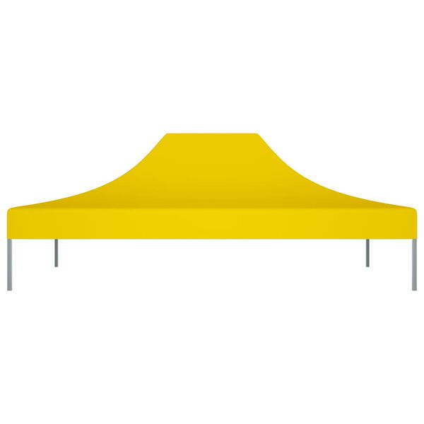 315374 vidaXL Party Tent Roof 4,5x3 m Yellow 270 g/m&sup2;