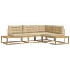 vidaXL Комплект дивани за открито 4 бр. 4-местен Полиестер Бяло