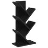 vidaXL Библиотека за книги с форма на дърво, 4 нива 30 x 18 x 60 см