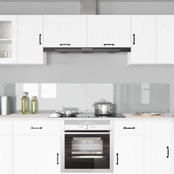 vidaXL Кухненски заден панел 2 pcs Прозрачен 110 x 40 cm