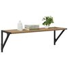 vidaXL Стени за рафтове 2 pcs Дъб 80 x 25 x 25,5 cm Инженерно дърво
