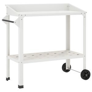 vidaXL Маса за засаждане с колела 96 x 50 x 89 см