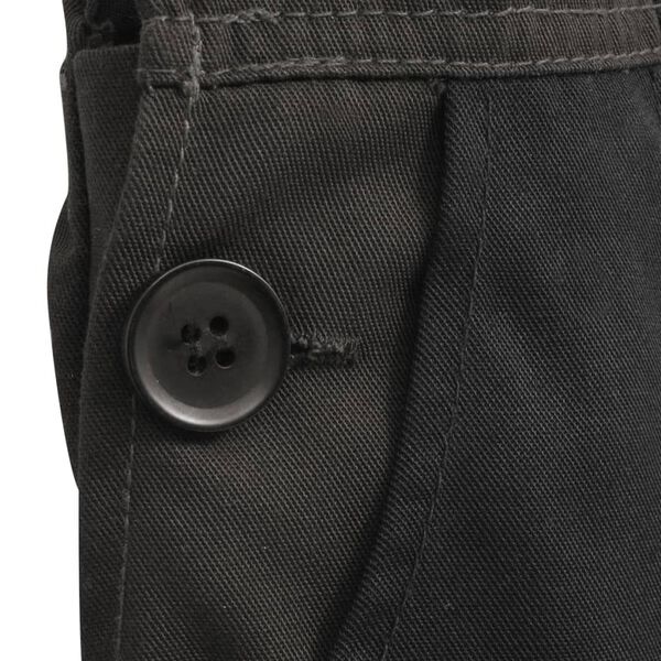 vidaXL Детски работен гащеризон, размер 98/104, сив