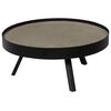 vidaXL Маса за кафе, бетонен плот, 74x32 см