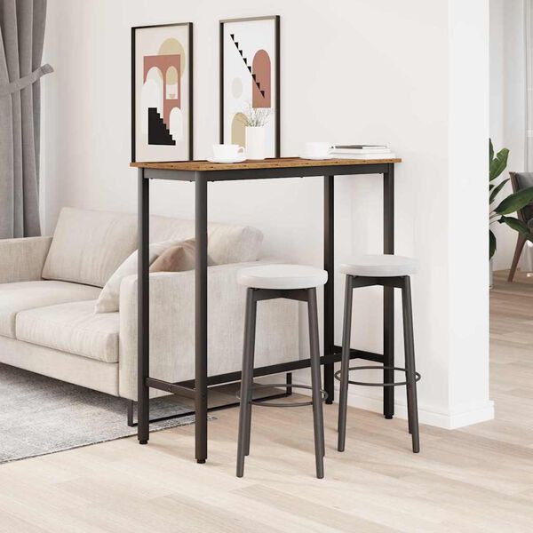 vidaXL Маса Старо дърво 100 x 40 x 100,5 см